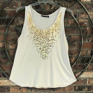 Apt 9 size 1X sequin embellished tank